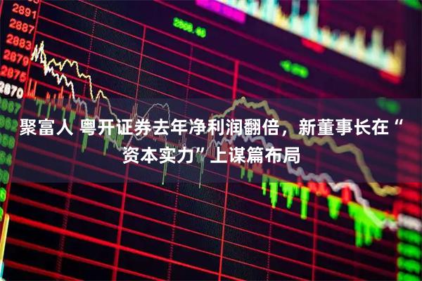 聚富人 粤开证券去年净利润翻倍，新董事长在“资本实力”上谋篇布局