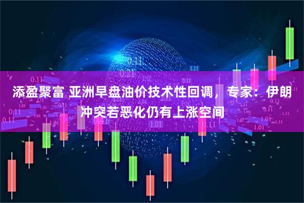 添盈聚富 亚洲早盘油价技术性回调，专家：伊朗冲突若恶化仍有上涨空间